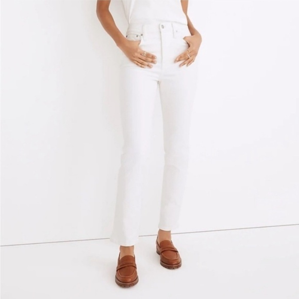 Madewell The perfect vintage white jeans size 25